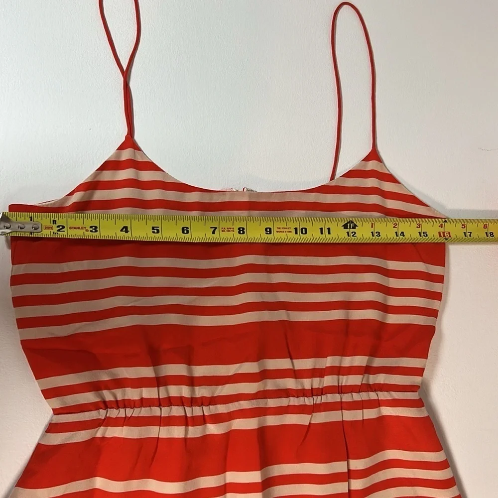 J. Crew Orange and White Stripe Mini Dress - 2